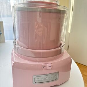 Pink Cuisinart ICE-21 Frozen Yogurt, Sorbet & Ice Cream Maker